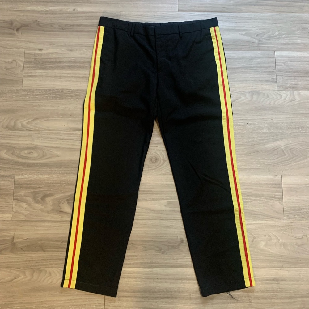Givenchy pants yellow/red stripe